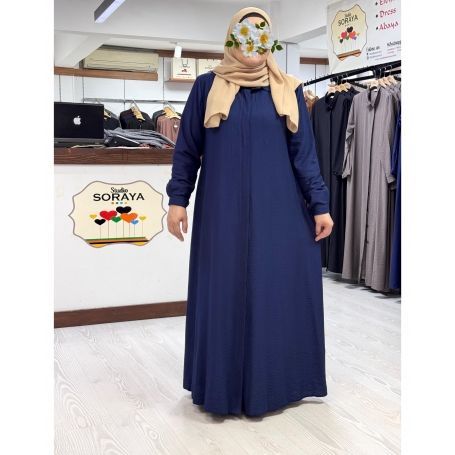 YAKALI ELBİSE TAM BOY